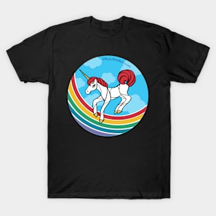 Rainbow Unicorn v10 — Dancing Uniquorn Illustration series T-Shirt